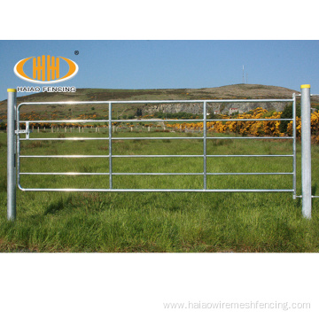 galvanized agricultural livestock field main farm gate